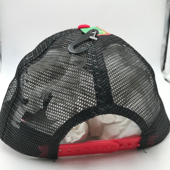 Bah Humbug Trucker Hat Snapback Baseball Cap Christmas Grinch Mens Adjustable - Picture 2 of 3